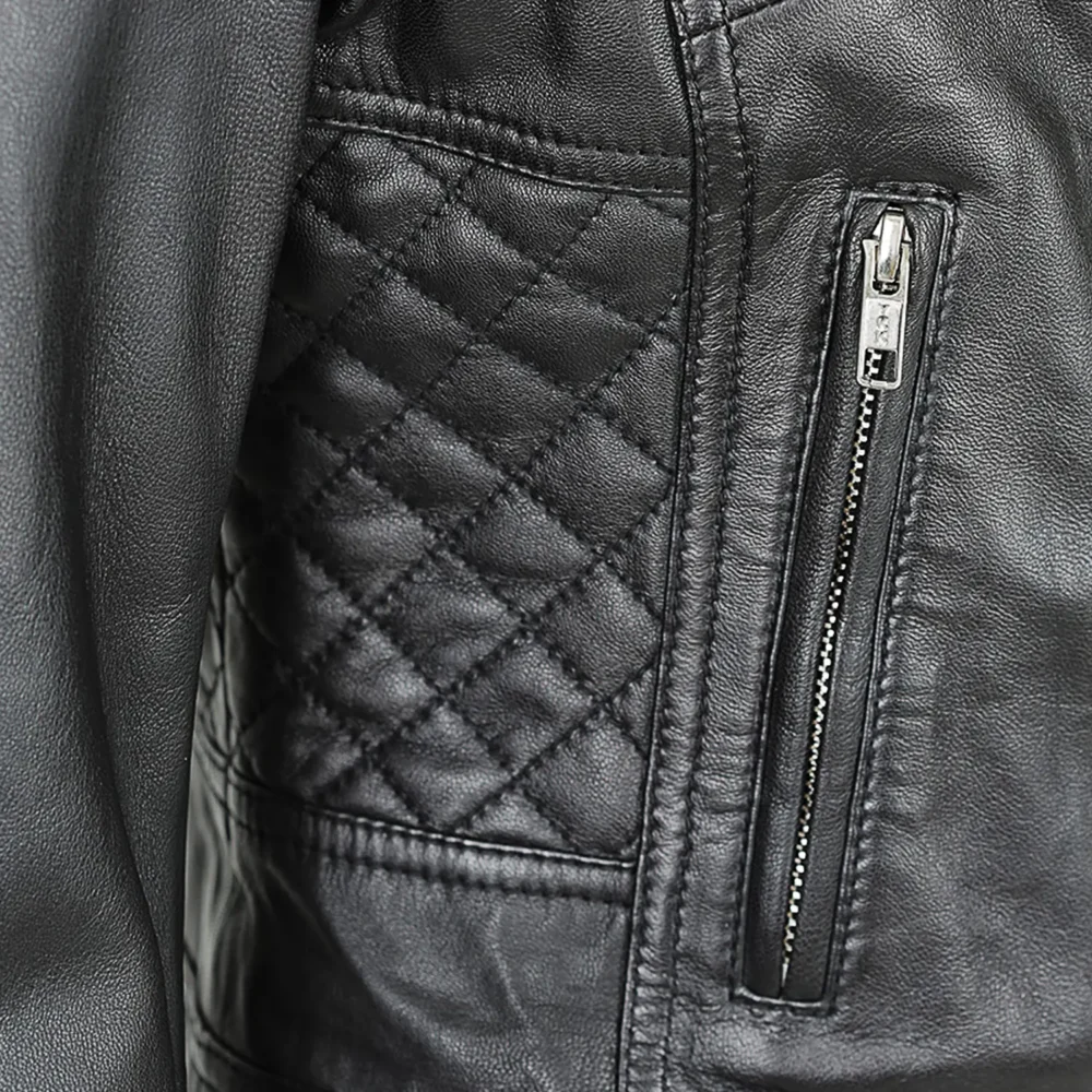 Rebel Ladies Leather Jacket Australian Leather BLACK 3