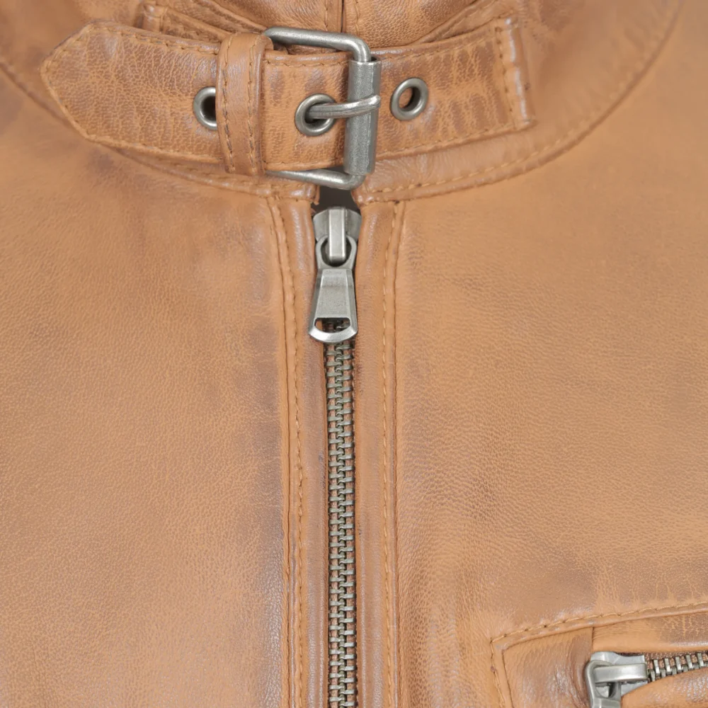 Sheriff Leather Jacket Australian Leather Cognac 2