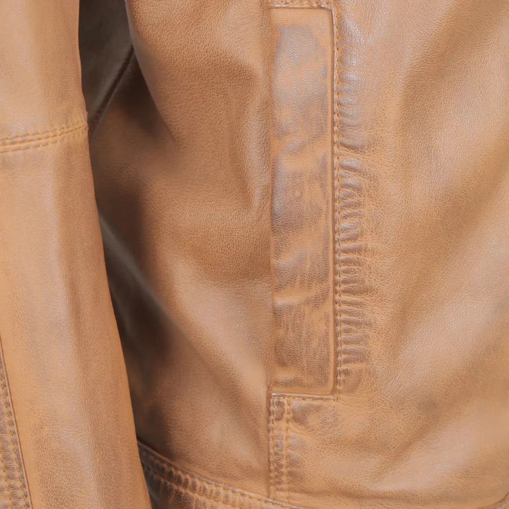 Sheriff Leather Jacket Australian Leather Cognac 3