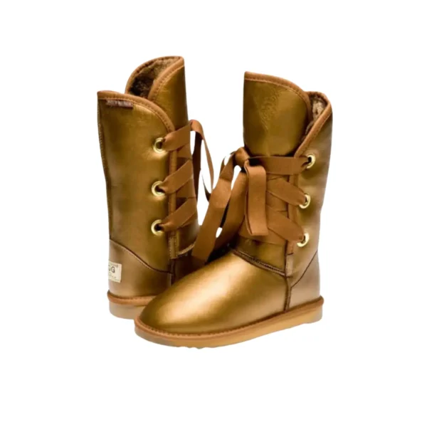 Napa Short Roxy Nomad Ugg Boots Australian Leather Bronze