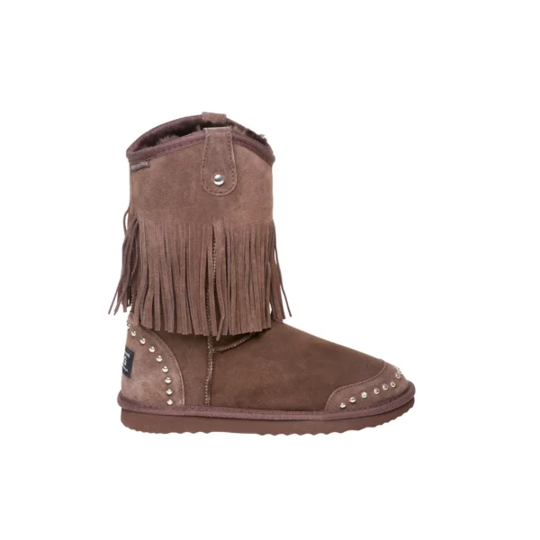 Oxford Ugg Boots Premium Double Face Australian Sheepskin Leather CHOCOLATE