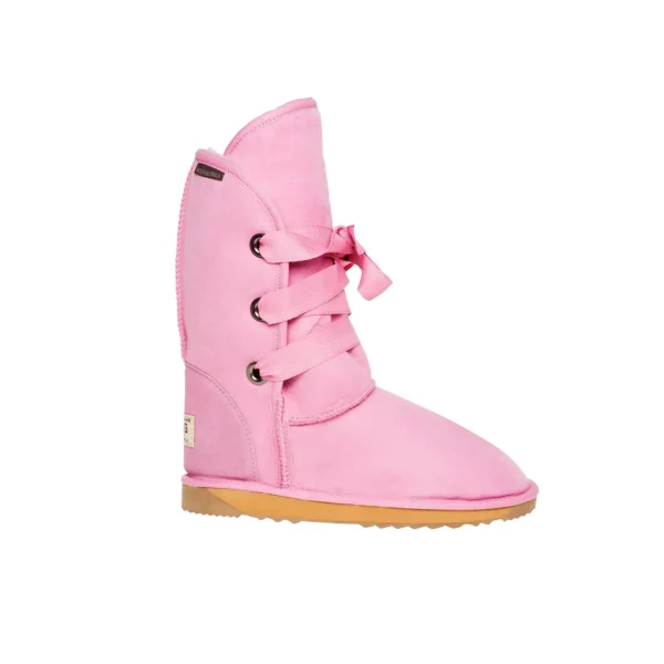 Short Roxy Nomad Ugg Boots Australian Leather O PINK