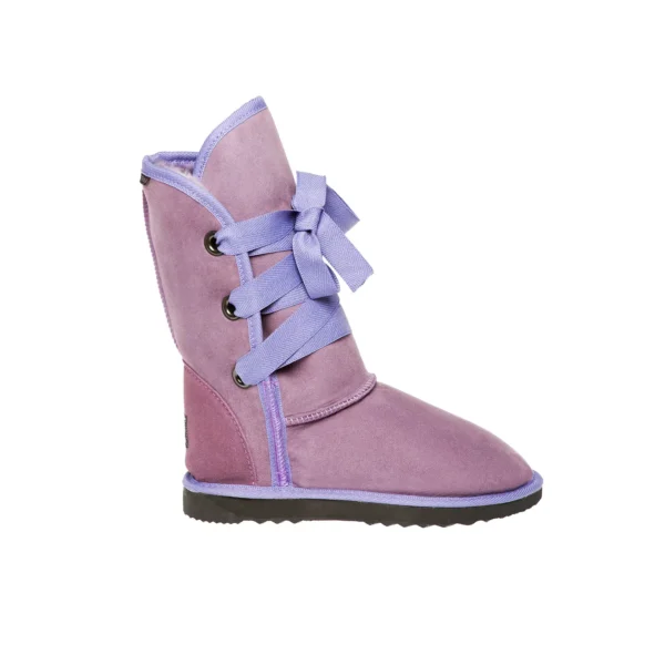 Short Roxy Nomad Ugg Boots Australian Leather Raisen